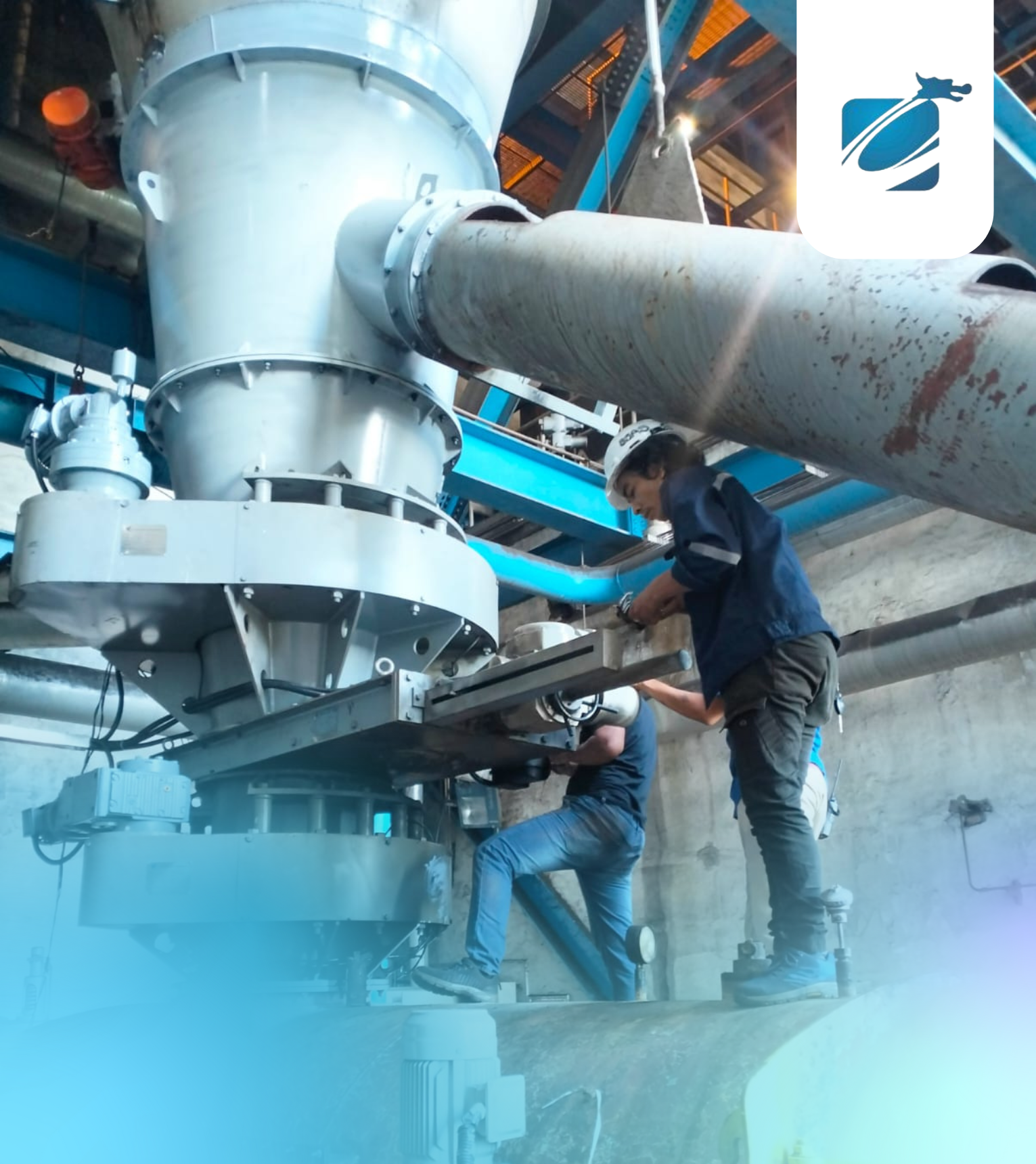 Installation Antiblocking Upper PLTU Pangkalan Susu Unit 1